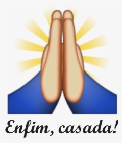 Prayer Hands Emoji Transparent , Png Download - Emoji De Casamento, Png Download, Free Download