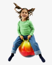 Bouncing On Ball, HD Png Download, Free Download