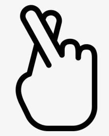 Ios Icon - Finger Crossed Clipart, HD Png Download, Free Download