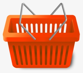 Shopping Cart Orange - Shopping Basket Png Transparent Background, Png Download, Free Download
