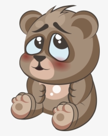 Clip Art Bear Emoji - Sad Teddy Bears Emojis, HD Png Download, Free Download