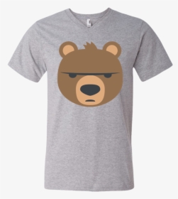 Big Bear Emoji Men"s V Neck T Shirt - Disney Cats T Shirt, HD Png Download, Free Download