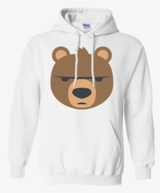 Big Bear Emoji Hoodie - Never Broke Again Hoodies White, HD Png Download, Free Download