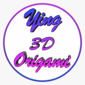 Logo Ying 3d Origami Comp - Circle, HD Png Download, Free Download