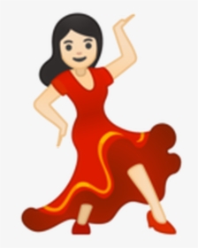 Dancing Lady Emoji, HD Png Download, Free Download