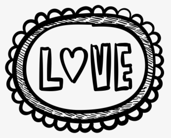 Doormat With The Word Love - Camera Lens Doodle, HD Png Download, Free Download