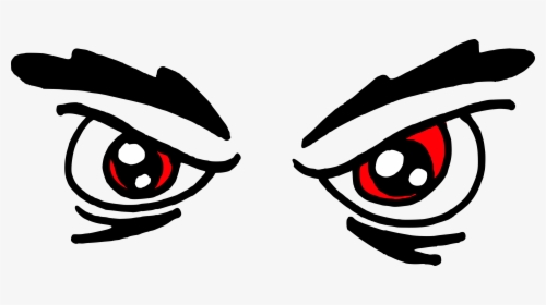 Angry Eyes Clipart, HD Png Download, Free Download