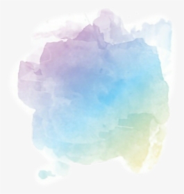 #watercolor #colorful #banner #pastel #cool #sticker - Crystal, HD Png Download, Free Download