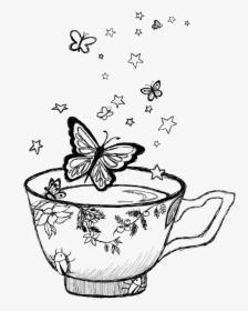 Teacup Coffee Watercolor Painting Png Library Download - Watercolor Painting, Transparent Png, Free Download