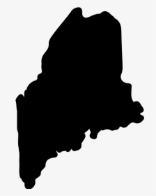 Transparent Maine State Shape , Transparent Cartoons - Maine Silhouette, HD Png Download, Free Download