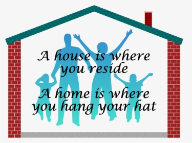 Transparent Family Home Clipart - R, HD Png Download, Free Download