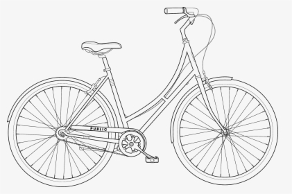 Transparent Cruise Ship Black And White Png - Bicycle Png Line Art, Png Download, Free Download