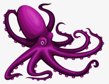 Pin By Valentina On - Transparent Purple Octopus, HD Png Download, Free Download