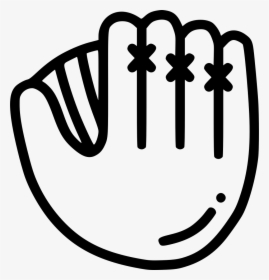 Baseball Glove Gloves Accessory Svg Png Icon Free Download - Baseball Glove Clipart Black And White, Transparent Png, Free Download