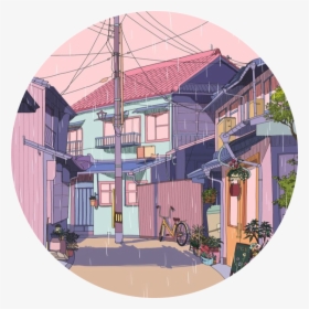 Icon Anime House Niche Drawing Aesthetic Town Aesthetic