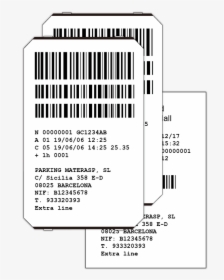 Ticket Barcode Png - Parking Ticket Barcode Icon Png, Transparent Png, Free Download