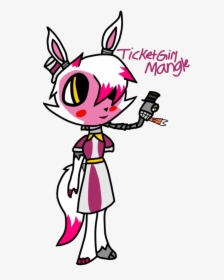 Ticket Girl Mangle By Dxc-smash - Cartoon, HD Png Download, Free Download
