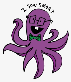 Transparent Purple Octopus Clipart, HD Png Download, Free Download