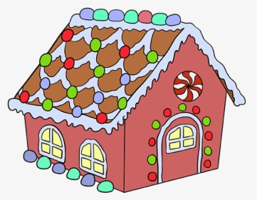 How To Draw Gingerbread House - Easy To Draw Gingerbread House, HD Png Download, Free Download