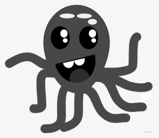 Transparent Octopus Clipart Black And White - Octopus, HD Png Download, Free Download