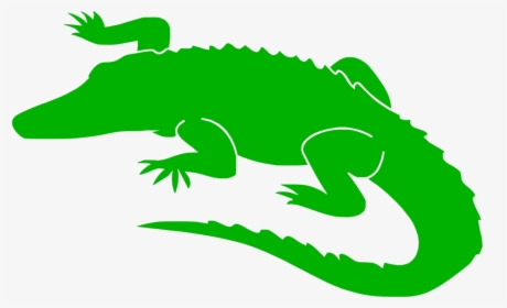 Alligators Crocodile Clip Art Scalable Vector Graphics - Silhouette Gator Clipart, HD Png Download, Free Download