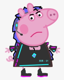 Peppa Pig Fanon Wiki - E Girl Peppa Pig, HD Png Download, Free Download