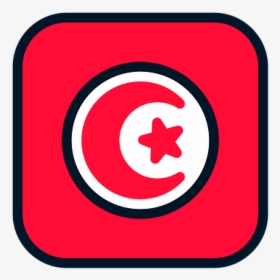 Tunisia, Tunisia Icon, Tunisia Flag, World Cup Russia - Bendera Tunisia Png, Transparent Png, Free Download