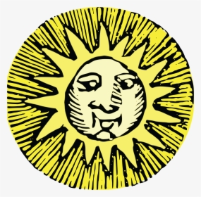 Free Clipart Of A Sun With A Face - Icon, HD Png Download, Free Download