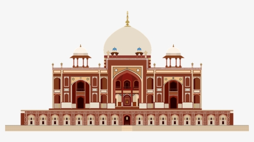 Graphic, Humayun"s Tomb, Mughal Architecture, India - Mughal Architecture Vector, HD Png Download, Free Download