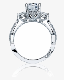 Tacori Three Stone Ribbon Engagement Ring, HD Png Download, Free Download