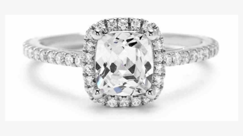 Sylvie Bridal Collection Cushion Cut Diamond Engagement - Pre-engagement Ring, HD Png Download, Free Download