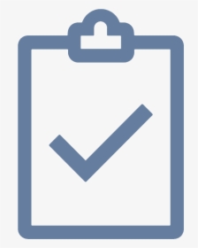 Icon Of A Clipboard With A Checkmark In The Middle - Notepad With Tick Icon, HD Png Download, Free Download