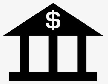 Bank With Dollar Sign - Bank Dollar Icon, HD Png Download, Free Download