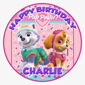 Edible Cake Topper Image Icing Sheet - Everest And Skye From Paw Patrol, HD Png Download, Free Download
