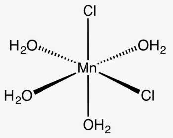 Cis-mncl2 4 - Iron Ii Chloride Tetrahydrate Structure, HD Png Download, Free Download