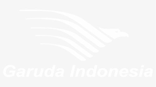 Garuda Indonesia Logo Black And White - Garuda Indonesia White Logo Png, Transparent Png, Free Download