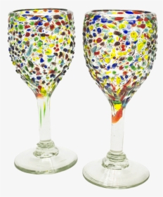 Bambeco Confetti Wine Glass Set - Wine Glass, HD Png Download, Free Download
