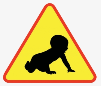 Crawling Silhouette Infant Child - Silhouette Of A Baby Crawling, HD Png Download, Free Download
