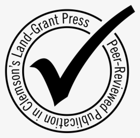 Peer Reviewed Publication In Clemson"s Land Grant Press - Emblem, HD Png Download, Free Download