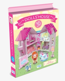 Transparent Dollhouse Png - 3d Puzzle Book Dollhouse, Png Download, Free Download