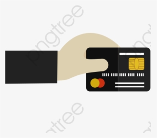 Holding Credit Card, Bank Card, Hand, Cartoon Creative - Graphic Design, HD Png Download, Free Download