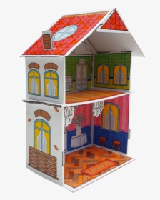 Colour Your Cardboard - Dollhouse, HD Png Download, Free Download