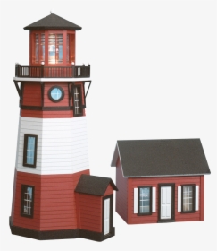 1/2 Inch Scale New England Lighthouse Kit - Popsicle Stick Lighthouse, HD Png Download, Free Download