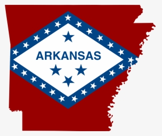 Arkansas Flag And Map, HD Png Download, Free Download