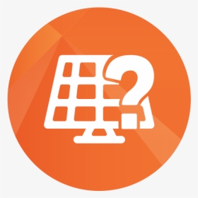 Faq Solar Icon Orange - Booking Reservation Icon Png, Transparent Png, Free Download