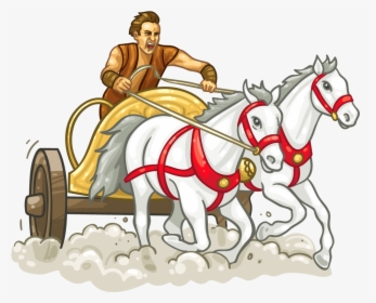 Animated Chariot Clipart - Cartoon Image Of Roman Chariot, HD Png ...