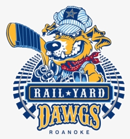Roanoke Rail Yard Dawgs Logo - Rail Yard Dawgs Logo, HD Png Download, Free Download