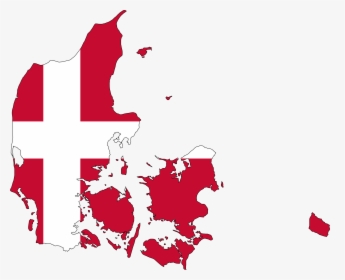 Denmark Map Flag Png, Transparent Png, Free Download
