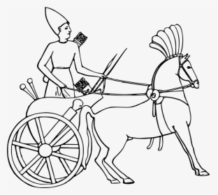 Ancient Egypt Chariot Coloring Page, HD Png Download, Free Download