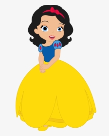 Princesas Disney Bebes Blanca Nieves, HD Png Download - kindpng